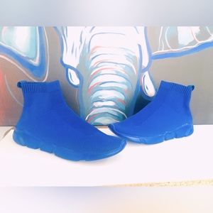 Santiro Men/ Women's Walking Athletic Shoes Breathable Knit Slip On Sneakers